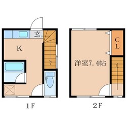 コーポマルモトの物件間取画像